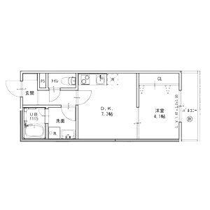アート高槻(イタンジ最新)の間取り図