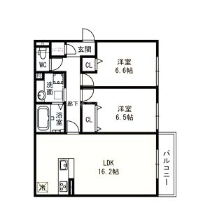 リヴェール鶴見の間取り図