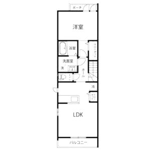 リバーサイド大今里の間取り図