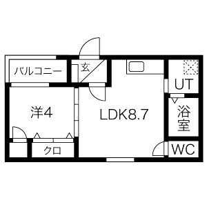 Fasecia rosaの間取り図