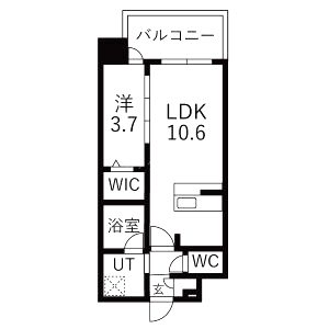 D.Clarest長田駅前の間取り図