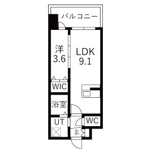 D.Clarest長田駅前の間取り図