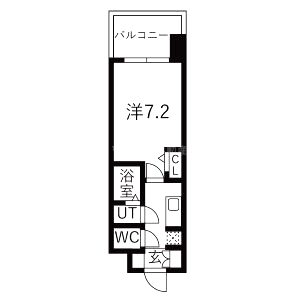 D.Clarest長田駅前の間取り図