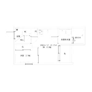 ADVANCE豊津の間取り図