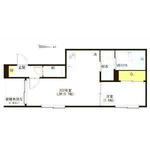 レフジアコート平野の間取り図