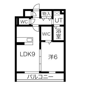ソレイユ硯の間取り図