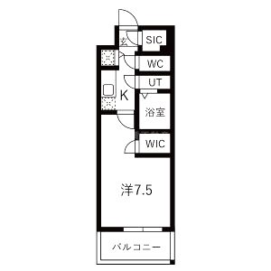 エスリード新大阪レジデンスの間取り図