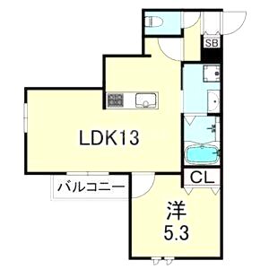 Rejoice西宮北口の間取り図