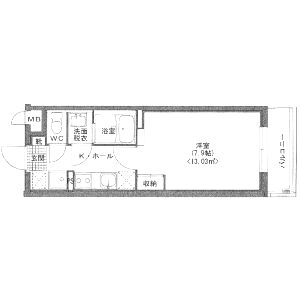 エルピスN4の間取り図