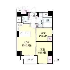 LiveCasa堀川今出川の間取り図