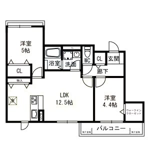 D’s華コートの間取り図