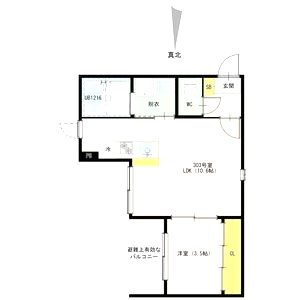 ハーモニーテラス豊里の間取り図