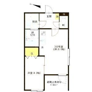 リラヴィ椥辻の間取り図