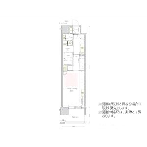 アーバネックス心斎橋EASTの間取り図