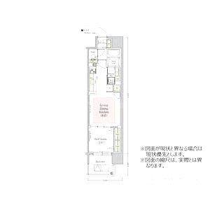 アーバネックス心斎橋EASTの間取り図