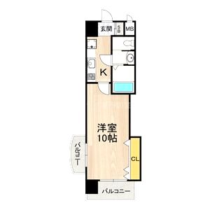 Luxe天王寺の間取り図
