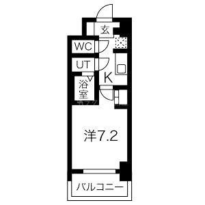 エスリードコート阿倍野昭和町の間取り図