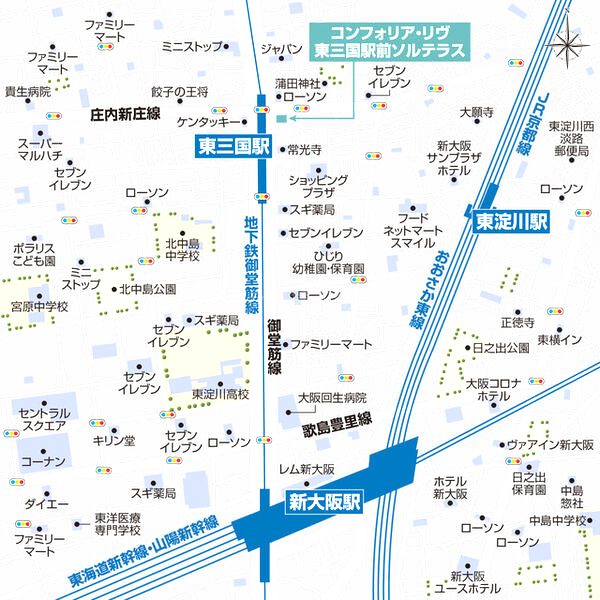 コンフォリア・リヴ東三国駅前ソルテラスの外観2枚目