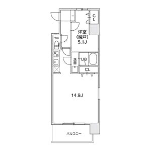LaDouceur九条の間取り図