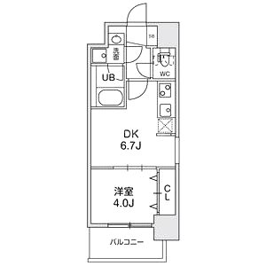 LaDouceur九条の間取り図