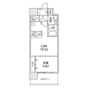 LaDouceur九条の間取り図