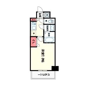 ファーストステージ江戸堀パークサイドの間取り図