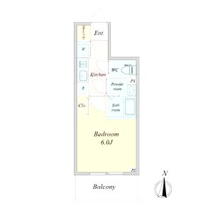 エスリードレジデンス大阪本町の間取り図