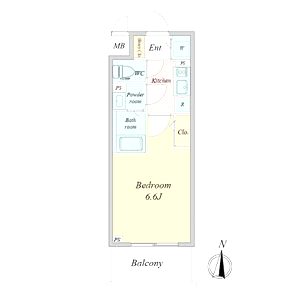 エスリードレジデンス大阪本町の間取り図
