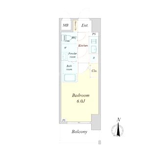 エスリードレジデンス大阪本町の間取り図