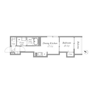 ソラーレ吹田の間取り図
