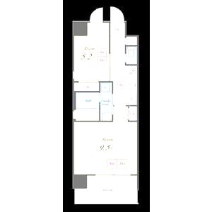 NORTH VILLAGE BIRTH PLACEの間取り図