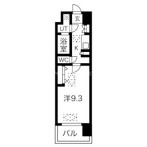 NORTH VILLAGE BIRTH PLACEの間取り図
