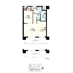 スプランディッド茨木天王の間取り図