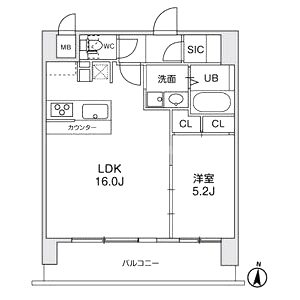 LaDouceur門真の間取り図