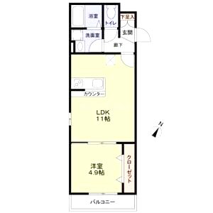 ブリエ高城の間取り図