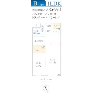KS Grand Riverの間取り図