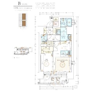 エステムコート神戸元町IIザ・サロンの間取り図