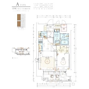 エステムコート神戸元町IIザ・サロンの間取り図