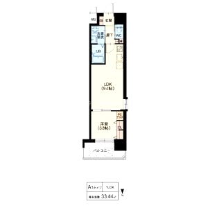 スプランディッド江坂DUEの間取り図