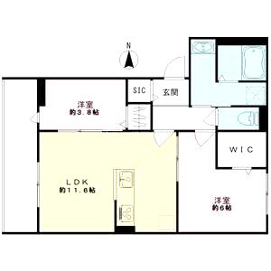 メゾン ド アヴェル VIの間取り図