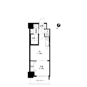 アーバネックス京橋の間取り図