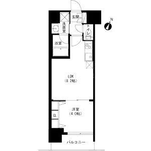 アーバネックス京橋の間取り図