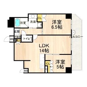 フロンティアタワー日本橋の間取り図
