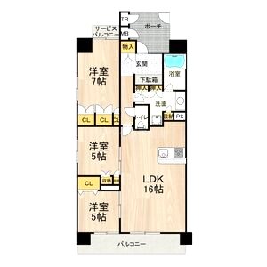 フロンティアタワー日本橋の間取り図