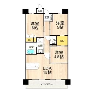 フロンティアタワー日本橋の間取り図