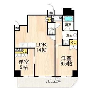 フロンティアタワー日本橋の間取り図