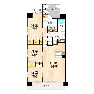 フロンティアタワー日本橋の間取り図