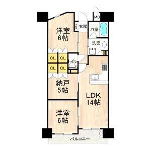 フロンティアタワー日本橋の間取り図