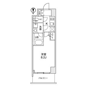 Fortuney大手前の間取り図