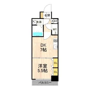 PHOENIX難波EASTの間取り図
